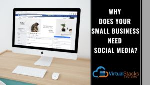 a small business has a facebook account