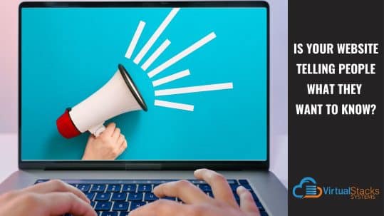 Is Your Website Telling People What They Want to Know?